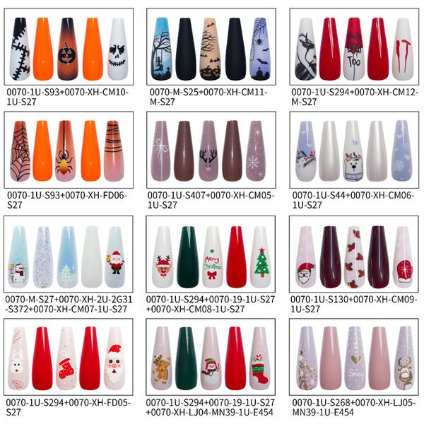 christmas halloween fake nail 30pcs /set press on long ballet false nails full cover nails decoration, Red;gold
christmas halloween fake nail 30pcs /set press on long ballet false nails full cover nails decoration, Red;gold