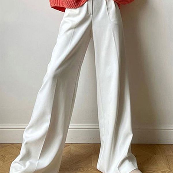 women's pants capris oyasnake fashion office women pants wide up casual pleated female spring high waist floor-length loose trousers 22, Black;white
women's pants capris oyasnake fashion office women pants wide up casual pleated female spring high waist floor-length loose trousers 22, Black;white