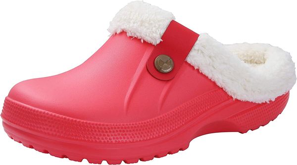 couple classic cotton slippers fur lined waterproof winter women's slippers red, Black
couple classic cotton slippers fur lined waterproof winter women's slippers red, Black