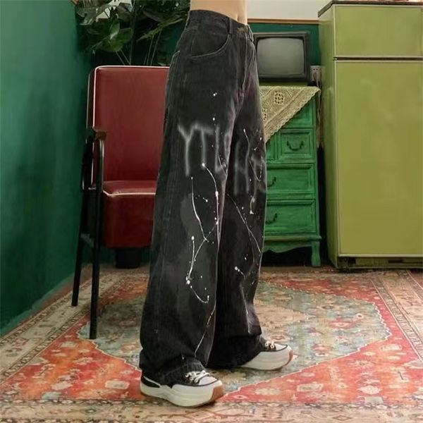 women's pants capris loose vintage pants girl fashion harajuku baggy jeans casual funny clothing ins gothic trousers summer straight je, Black;white
women's pants capris loose vintage pants girl fashion harajuku baggy jeans casual funny clothing ins gothic trousers summer straight je, Black;white