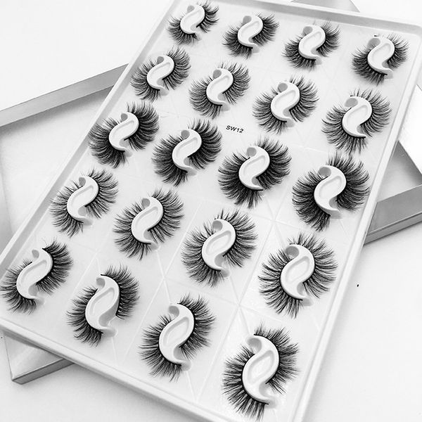 multilayer thick 20 pairs false eyelashes set naturally soft and delicate hand made reusable curly fakse lashes extensions messy crisscross
multilayer thick 20 pairs false eyelashes set naturally soft and delicate hand made reusable curly fakse lashes extensions messy crisscross