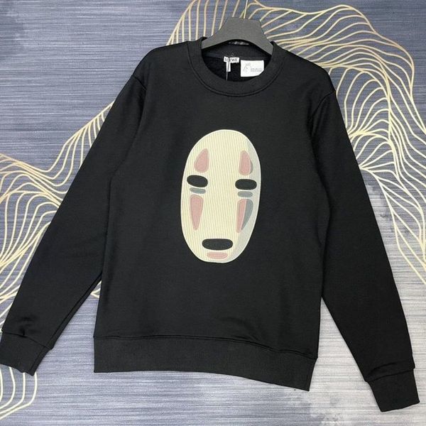 designer loews hoodies luo yiwei round neck sweater for men and women lovers faceless male embroidery casual loose top, Black
designer loews hoodies luo yiwei round neck sweater for men and women lovers faceless male embroidery casual loose top, Black