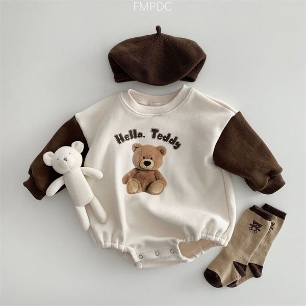 rompers baby boys sweatshirt korea bear sweater outfit infant clothing girl long sleeve bodysuit jumpsuit cotton 220915, Blue
rompers baby boys sweatshirt korea bear sweater outfit infant clothing girl long sleeve bodysuit jumpsuit cotton 220915, Blue