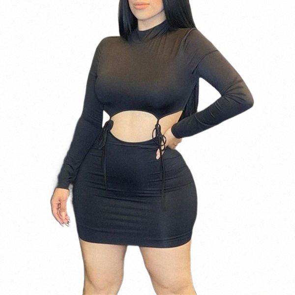 harajuku long sleeve hollow out women dress bodycon mini lace-up half high neck solid black elegant party dress vestidos v1qu#, Black;gray
harajuku long sleeve hollow out women dress bodycon mini lace-up half high neck solid black elegant party dress vestidos v1qu#, Black;gray