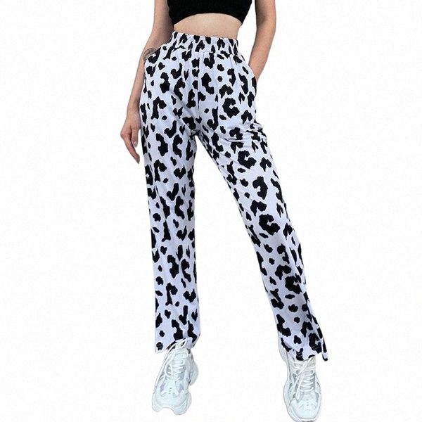 summer 2021 versatile sports and leisure cow sweatshirt pants woman women's & capris e10y#, Black;white
summer 2021 versatile sports and leisure cow sweatshirt pants woman women's & capris e10y#, Black;white
