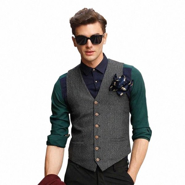 men's vests suit vest v neck wool herringbone tweed casual waistcoat formal business groosmen for men wedding m6v2#, Black;white
men's vests suit vest v neck wool herringbone tweed casual waistcoat formal business groosmen for men wedding m6v2#, Black;white