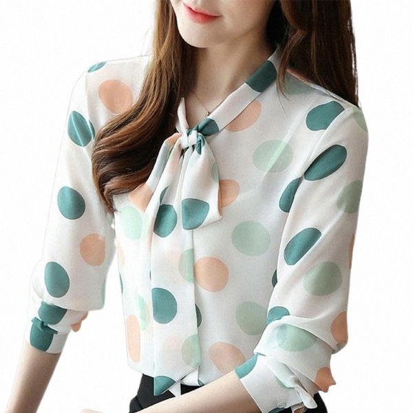 women's blouses & shirts womens and long sleeve dot chiffon blouse women bow tie v-neck woman 2021 blusa feminina c31 d5xl#, White
women's blouses & shirts womens and long sleeve dot chiffon blouse women bow tie v-neck woman 2021 blusa feminina c31 d5xl#, White