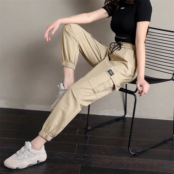 women's pants capris women cargo casual streetwear harajuku hip hop harem jogger sweatpants high waist loose female trousers 220915, Black;white
women's pants capris women cargo casual streetwear harajuku hip hop harem jogger sweatpants high waist loose female trousers 220915, Black;white