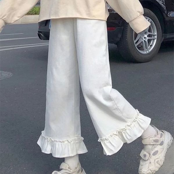 women's pants capris summer cute solid for girl harajuku japan mori kawaii trousers fashion hip hop women 220915, Black;white
women's pants capris summer cute solid for girl harajuku japan mori kawaii trousers fashion hip hop women 220915, Black;white