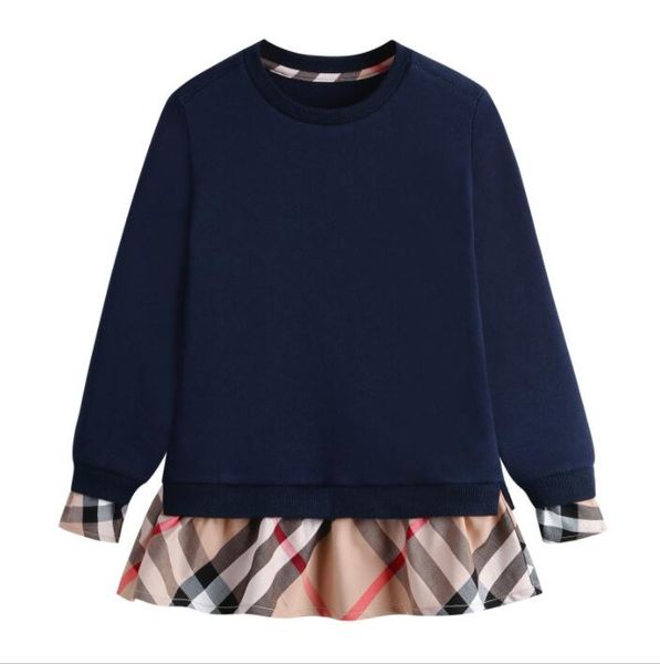 Cute Baby Girls Pullover Kids Sweaters Children Plaid Sweatshirt Colorblock Dresses Spring Autumn Children Cotton Stitching Sweater Two Colors, Pink
Cute Baby Girls Pullover Kids Sweaters Children Plaid Sweatshirt Colorblock Dresses Spring Autumn Children Cotton Stitching Sweater Two Colors, Pink