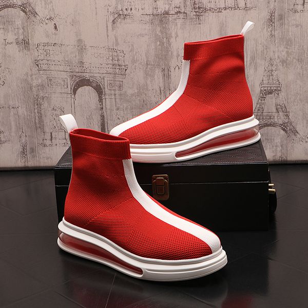 men's socks boots running casual shoes fashionable and comfortable high sneakers light large size red outdoor sports, Black
men's socks boots running casual shoes fashionable and comfortable high sneakers light large size red outdoor sports, Black