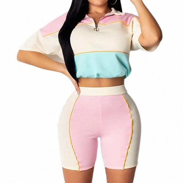 hit color patchwork pink casual holiday women two piece sets short sleeve crop short tracksuit plus size club outfit rompers z0xe#, Gray
hit color patchwork pink casual holiday women two piece sets short sleeve crop short tracksuit plus size club outfit rompers z0xe#, Gray