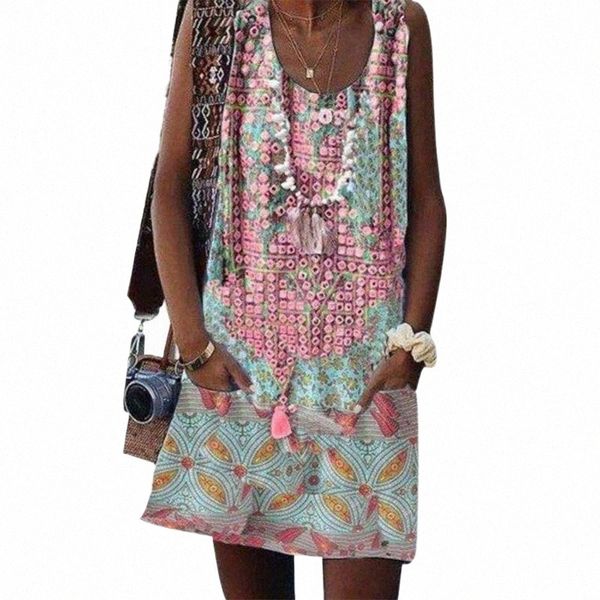 casual dresses summer dress women bohemian sleeveless round neck floral print beach mini robe femme women's clothing 2021 m3x4#, Black;gray
casual dresses summer dress women bohemian sleeveless round neck floral print beach mini robe femme women's clothing 2021 m3x4#, Black;gray