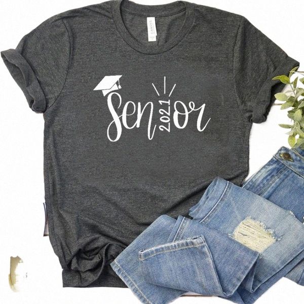 senior 2021 women shirt high school loose t-shirt graduation fashion female vintage comfort hipster tee women's 61ih#, White
senior 2021 women shirt high school loose t-shirt graduation fashion female vintage comfort hipster tee women's 61ih#, White