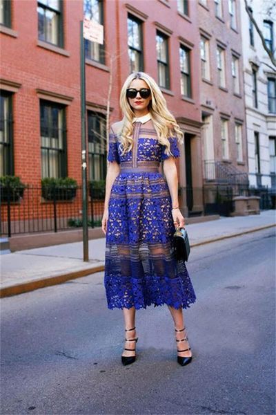 dresses brand self portrait style lace crochet dress women long maxi ankle-length dress fashion runway blue, White;black
dresses brand self portrait style lace crochet dress women long maxi ankle-length dress fashion runway blue, White;black