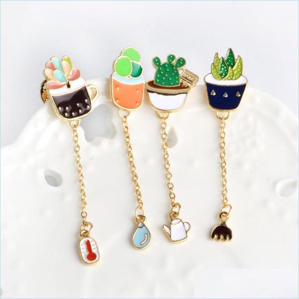 pins brooches cartoon cactus potted plant thermometer water kettle rake metal brooch pins chain button pin denim jacket b jewelshops dh0nl, Gray
pins brooches cartoon cactus potted plant thermometer water kettle rake metal brooch pins chain button pin denim jacket b jewelshops dh0nl, Gray