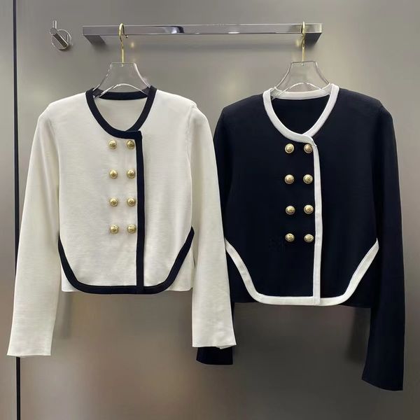 designer women's jackets coats fashion autumn double-breasted cardigan outerwear knitted long sleeve woman new socialite temperament, Black;brown
designer women's jackets coats fashion autumn double-breasted cardigan outerwear knitted long sleeve woman new socialite temperament, Black;brown