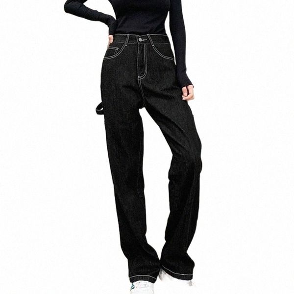 black women's high waist jeans streetwear patchwork straight full length denim pants pantalones vaqueros mujer 2021 trousers f9yo#, Blue
black women's high waist jeans streetwear patchwork straight full length denim pants pantalones vaqueros mujer 2021 trousers f9yo#, Blue