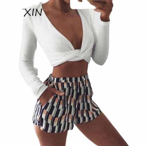 deep v neck knot cool blouse shirt women long sleeve slim crop autumn white blusas cross bandage women's blouses & shirts 07dl#
deep v neck knot cool blouse shirt women long sleeve slim crop autumn white blusas cross bandage women's blouses & shirts 07dl#