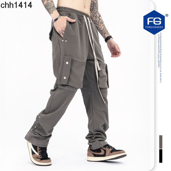 2021 autumn and winter new tide brand high street micro horn side button zipper tooling vibe loose pants, Black
2021 autumn and winter new tide brand high street micro horn side button zipper tooling vibe loose pants, Black