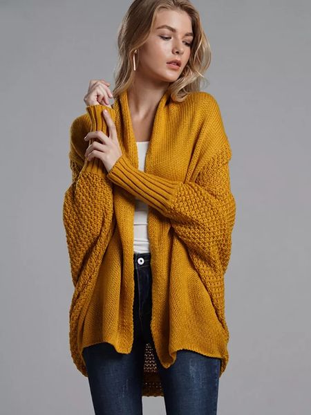 oversized sweater cardigan knits female clothes patchwork bat wing sleeve long outerwear women winter big size jacket coat, White
oversized sweater cardigan knits female clothes patchwork bat wing sleeve long outerwear women winter big size jacket coat, White