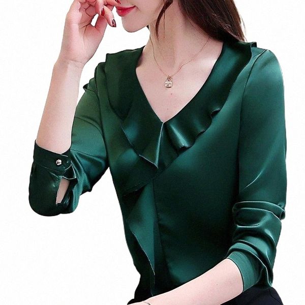 arrival 2021 silk chiffon long sleeve female blouse shirt fashion ruffles ladies white black office blouses women clothes women's & shi
arrival 2021 silk chiffon long sleeve female blouse shirt fashion ruffles ladies white black office blouses women clothes women's & shi