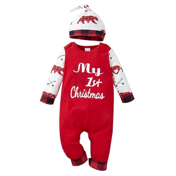 rompers born infant baby boy girl christmas clothes 012m cotton romper letter print autumn winter jumpsuit plaid hat clothing set 220915, Blue
rompers born infant baby boy girl christmas clothes 012m cotton romper letter print autumn winter jumpsuit plaid hat clothing set 220915, Blue