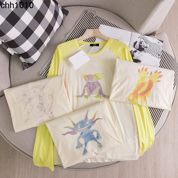 we11done 21 new early spring candy colored little monster loose t-shirt long sleeve undercoat, Black
we11done 21 new early spring candy colored little monster loose t-shirt long sleeve undercoat, Black