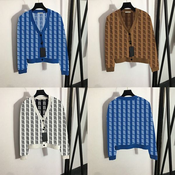 v neck cardigan coats lady knit sweaters jackets full letters jacquard coat trendy warm designer sweater, White;black
v neck cardigan coats lady knit sweaters jackets full letters jacquard coat trendy warm designer sweater, White;black