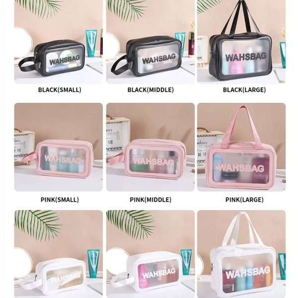 fashion famous designer waterproof bags washbag transparent cosmetic case large capacity portable travel makeup organizer storage bag pvc zi
fashion famous designer waterproof bags washbag transparent cosmetic case large capacity portable travel makeup organizer storage bag pvc zi