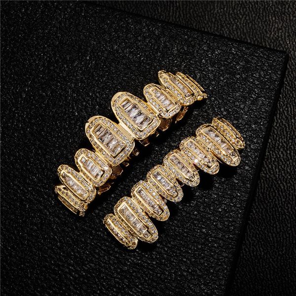 gold plated bling cz teeth grillz sets bottom grills bling jewelry gifts for men women, Black
gold plated bling cz teeth grillz sets bottom grills bling jewelry gifts for men women, Black