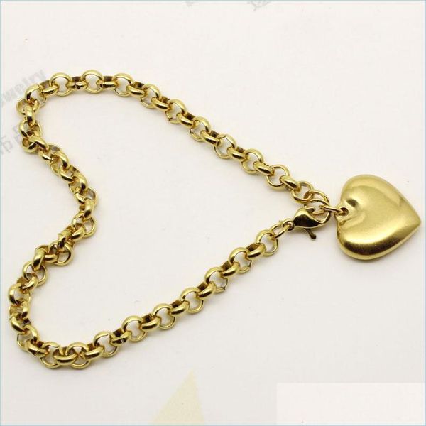charm bracelets 316l stainless steel titanium bracelets love peach heart-shaped male and female couples bracelet jewelry wholesale 36 dhpky, Golden;silver
charm bracelets 316l stainless steel titanium bracelets love peach heart-shaped male and female couples bracelet jewelry wholesale 36 dhpky, Golden;silver