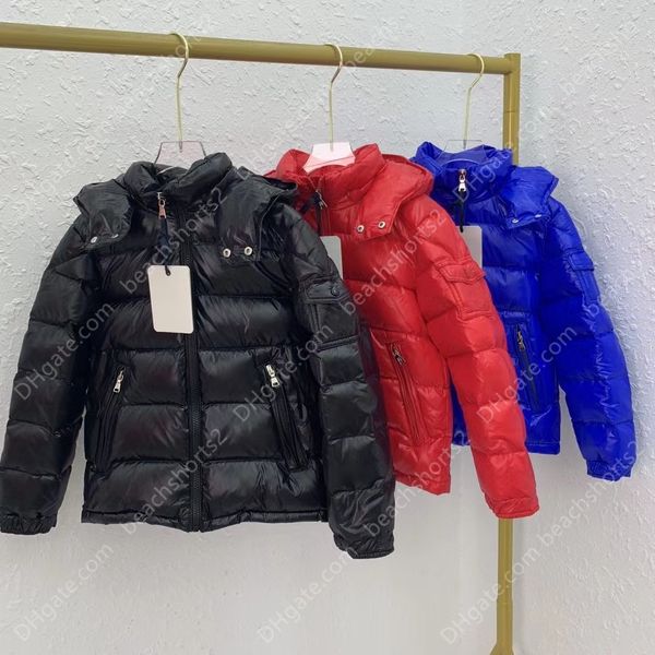 kids' maya 90 duck down hooded jacket with added warmth, Black 
kids' maya 90 duck down hooded jacket with added warmth, Black