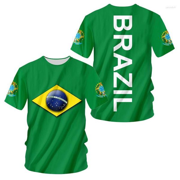 men's tracksuits summer fashion short brazil national emblem 3d printing world cup jersey men and women round neck casual t-shirt sjb, Gray
men's tracksuits summer fashion short brazil national emblem 3d printing world cup jersey men and women round neck casual t-shirt sjb, Gray