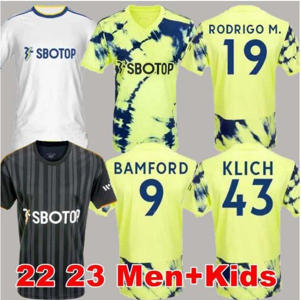 22 23 soccer jersey 2022 2023 home football shirt firpo bamford llorente rodrigo men kids kits uniform, Black;yellow
22 23 soccer jersey 2022 2023 home football shirt firpo bamford llorente rodrigo men kids kits uniform, Black;yellow