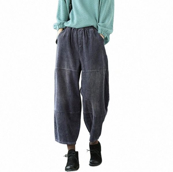 fairynatural ladies winter vintage corduroy trousers women 2021 elastic waist casual loose retro long pants autumn spring l8ns#, Black;white
fairynatural ladies winter vintage corduroy trousers women 2021 elastic waist casual loose retro long pants autumn spring l8ns#, Black;white