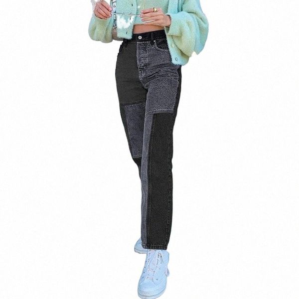 fashion women casual matching color block high waist straight jeans vintage denim pants trousers streetwear pantalones mujer#35 women's, Blue
fashion women casual matching color block high waist straight jeans vintage denim pants trousers streetwear pantalones mujer#35 women's, Blue