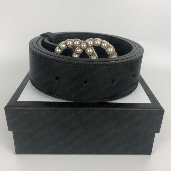 women men designers belts leather black classic casual womens mens pearl buckle belt ceinture width 3 8cm with box336k, Black;brown
women men designers belts leather black classic casual womens mens pearl buckle belt ceinture width 3 8cm with box336k, Black;brown