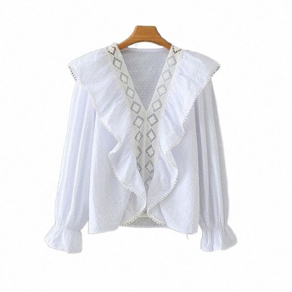 vintage mesh embroidery blouse women autumn v neck ruffles shirt white casual long sleeve ladies blouses blusas women's & shirts k6vw#
vintage mesh embroidery blouse women autumn v neck ruffles shirt white casual long sleeve ladies blouses blusas women's & shirts k6vw#