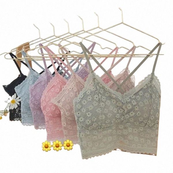 bras summer small daisies cross beautiful back wrapped chest anti-glare lace underwear wireless removable pad female bra z6lj#, Red;black
bras summer small daisies cross beautiful back wrapped chest anti-glare lace underwear wireless removable pad female bra z6lj#, Red;black