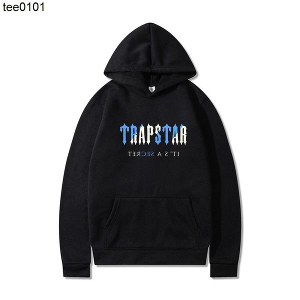 2022 new tee trapstar letter printed men's and women's sportswear fleece loose hooded sweater, Black
2022 new tee trapstar letter printed men's and women's sportswear fleece loose hooded sweater, Black