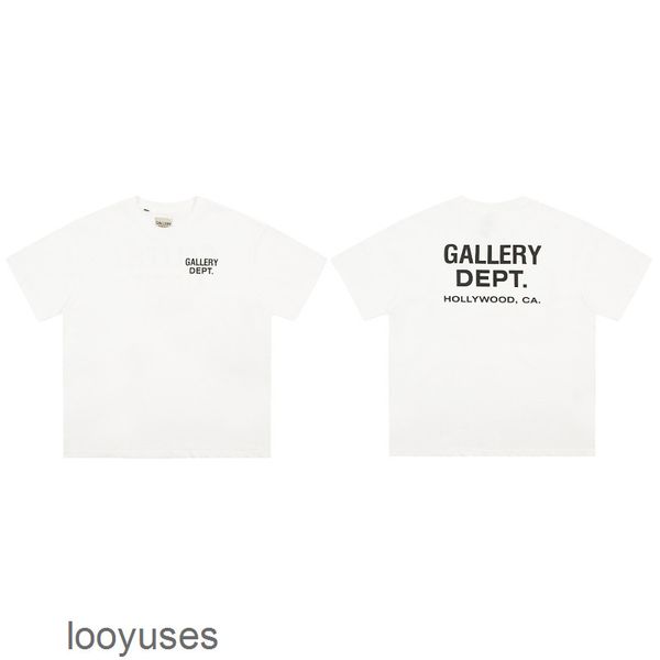 t shirts mens fashion galleryes dept 2023 summer high street trend short sleeve alphabet printed unisex, White;black
t shirts mens fashion galleryes dept 2023 summer high street trend short sleeve alphabet printed unisex, White;black