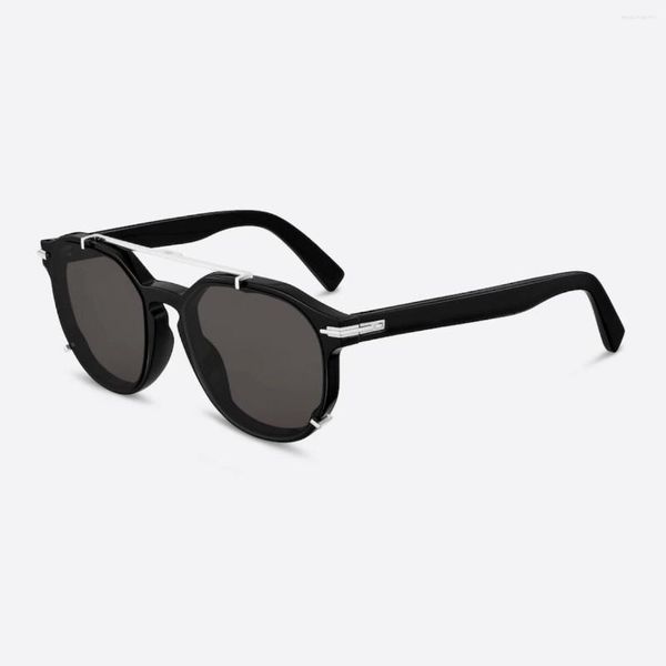 sunglasses pantos design double bridge in acetate frame with silver finish metal buckle blacksuit ri, White;black
sunglasses pantos design double bridge in acetate frame with silver finish metal buckle blacksuit ri, White;black