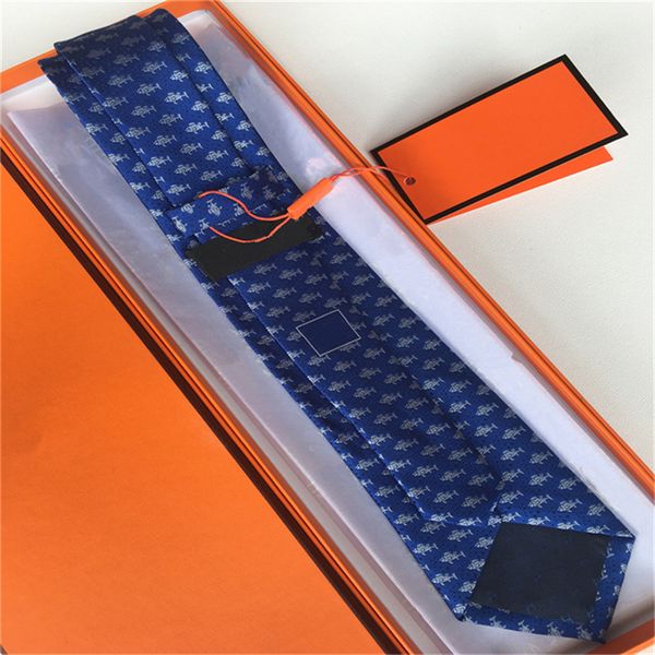 

Men Neck Ties Designer Ties Fashion Mens Neckties Letter Print Business Leisure Handmade Cravat Silk Luxury With Original Box 661