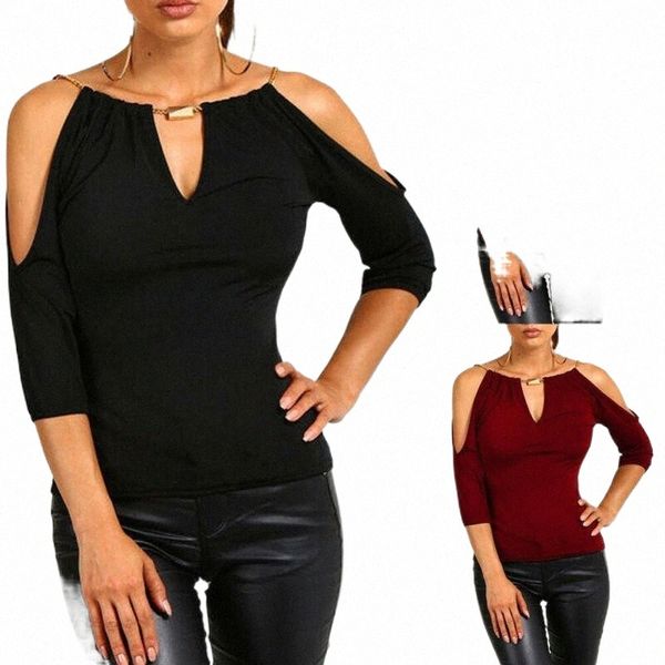 women shirt cold shoulder crew neck short sleeve casual blouse fashion ladies clothes women's blouses & shirts k3mw#, White
women shirt cold shoulder crew neck short sleeve casual blouse fashion ladies clothes women's blouses & shirts k3mw#, White
