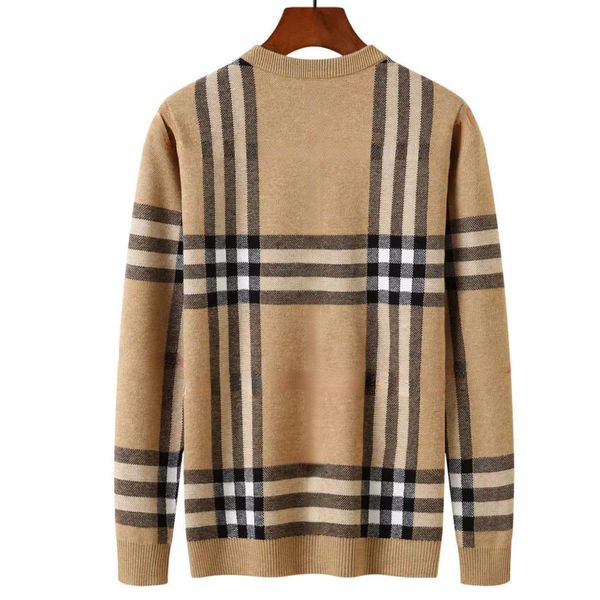 designer sweater burby stripe embroidered wool coat mens sweater crew neck long sleeve sweaters men pullover hoodie casual sweatshirt, White;black
designer sweater burby stripe embroidered wool coat mens sweater crew neck long sleeve sweaters men pullover hoodie casual sweatshirt, White;black
