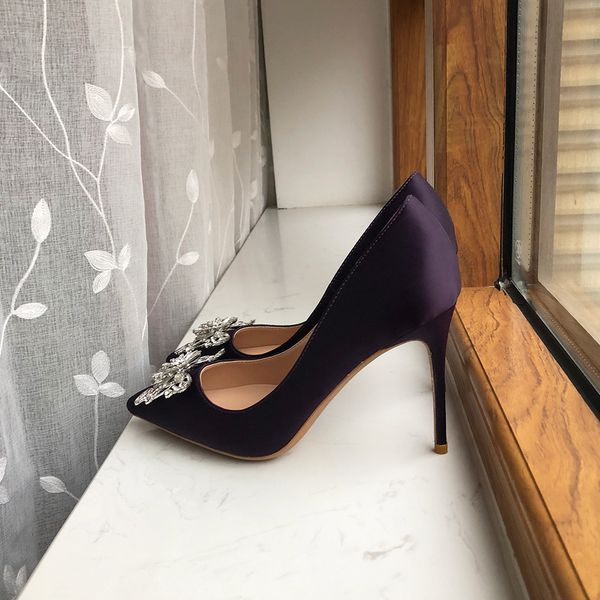 crystal butterfly decor red bottom shoes women purple satin pointed toe high heels wedding dress shoe elegant lady bowtie slip on stiletto h, Black
crystal butterfly decor red bottom shoes women purple satin pointed toe high heels wedding dress shoe elegant lady bowtie slip on stiletto h, Black