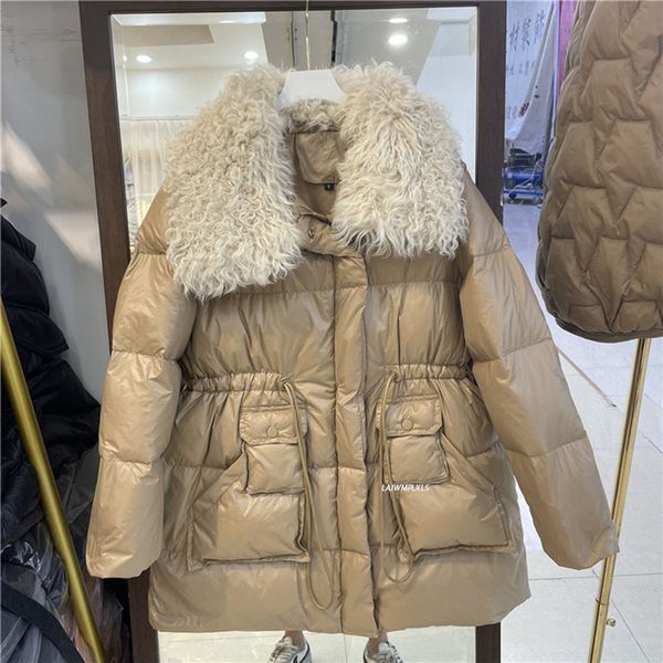 women s down parkas large natural fur collar jacket women winter parka 90 white duck coat with belt female puffer outwear warm parka 220915, Black
women s down parkas large natural fur collar jacket women winter parka 90 white duck coat with belt female puffer outwear warm parka 220915, Black