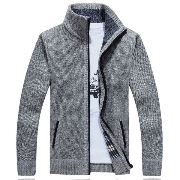 men's wool blends sweater men autumn winter cardigan sweatercoats male thick faux fur wool mens sweater jackets casual knitwear plus si, Black
men's wool blends sweater men autumn winter cardigan sweatercoats male thick faux fur wool mens sweater jackets casual knitwear plus si, Black