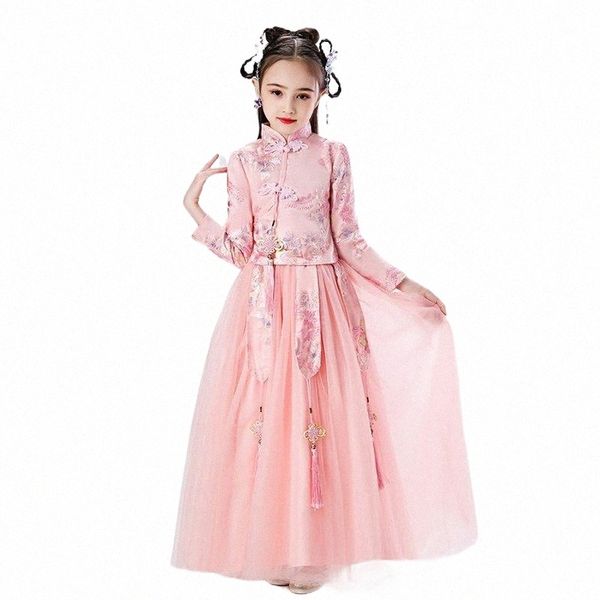 autumn and wwinter girls' hanfu super immortal chinese style ancient costume long sleeve republic of china qipao tang costume d3i2#, Red
autumn and wwinter girls' hanfu super immortal chinese style ancient costume long sleeve republic of china qipao tang costume d3i2#, Red
